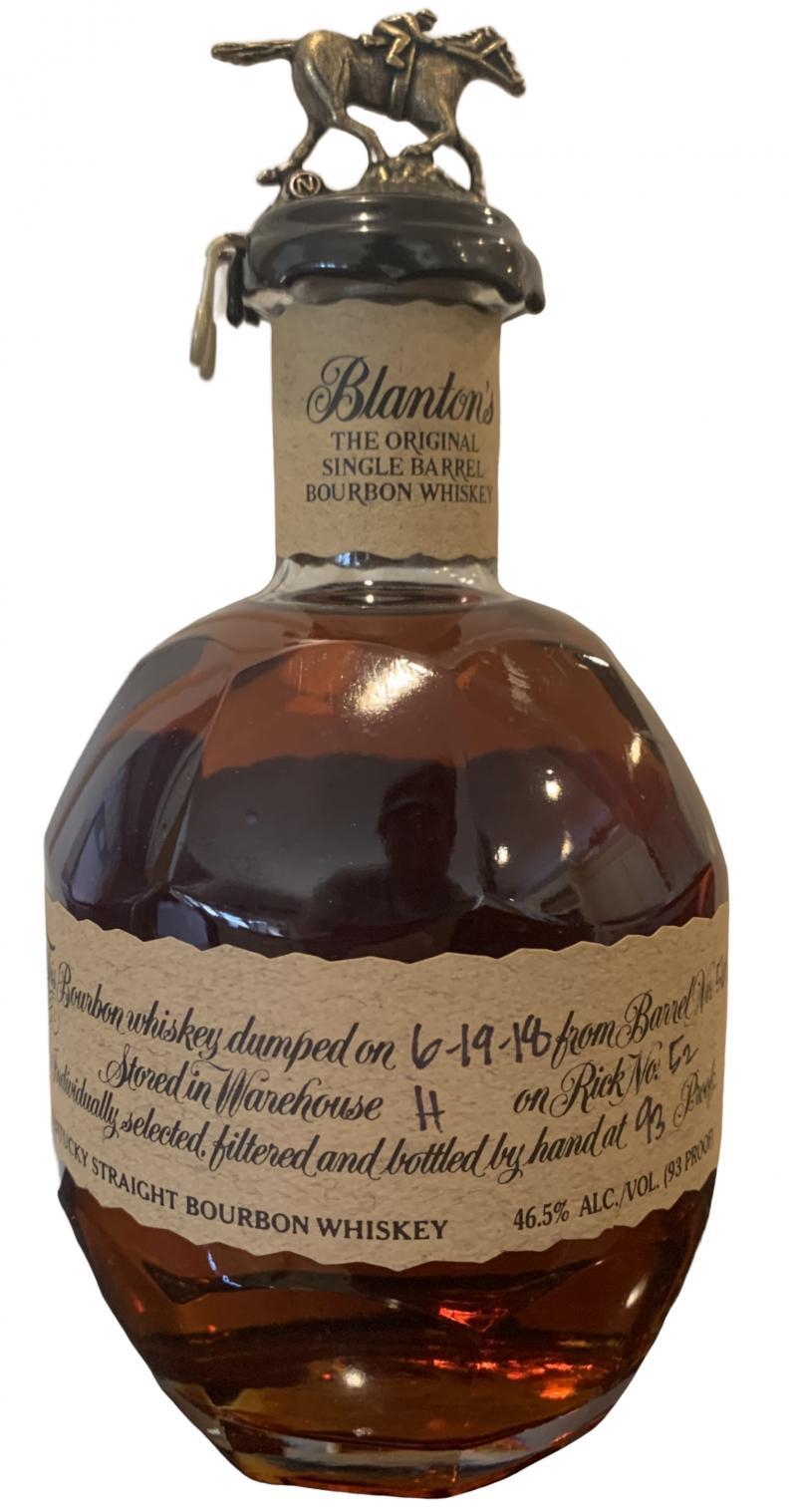 Blanton's The Original Single Barrel Bourbon Whiskey