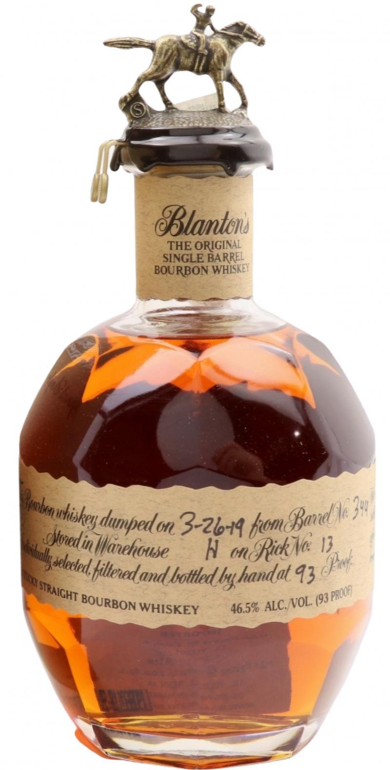 Blanton's The Original Single Barrel Bourbon Whiskey
