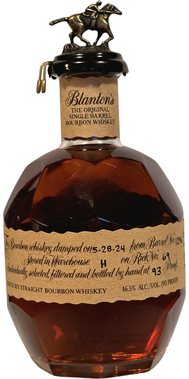 Blanton's The Original Single Barrel Bourbon Whiskey