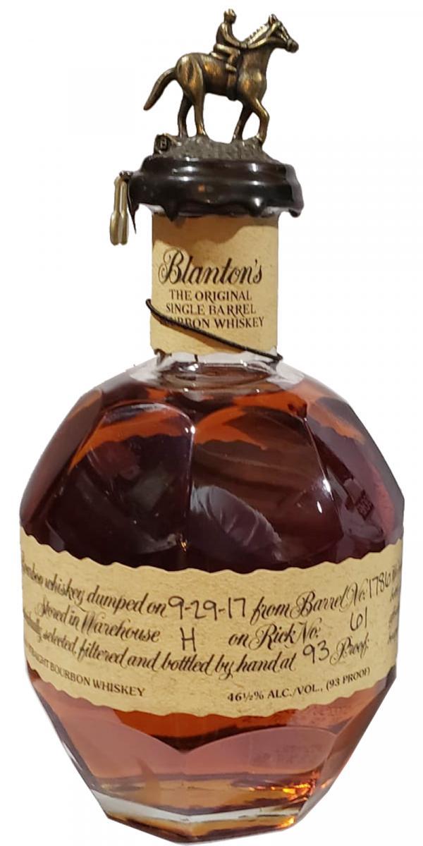 Blanton's The Original Single Barrel Bourbon Whiskey