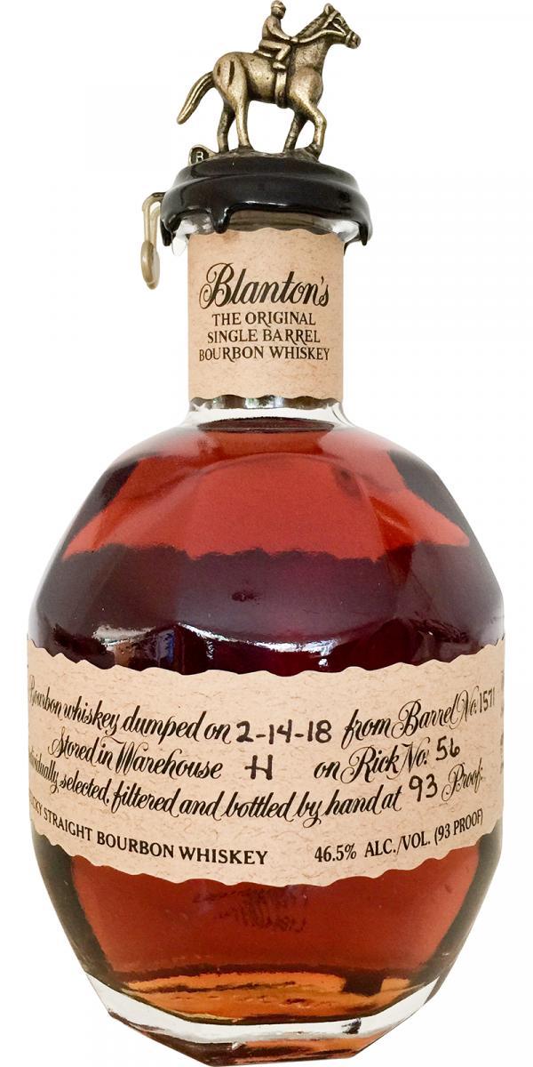 Blanton's The Original Single Barrel Bourbon Whiskey