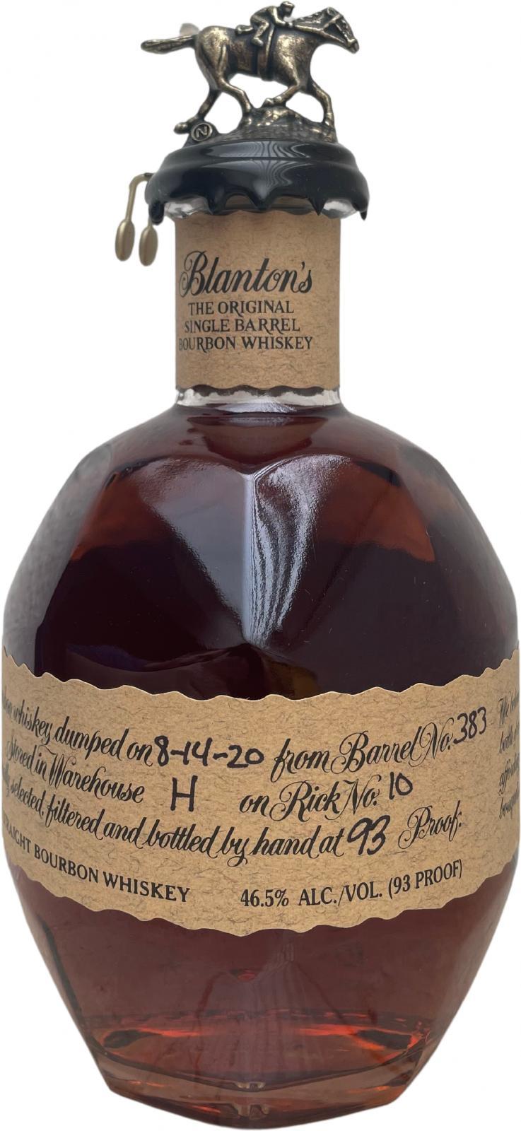 Blanton's The Original Single Barrel Bourbon Whiskey