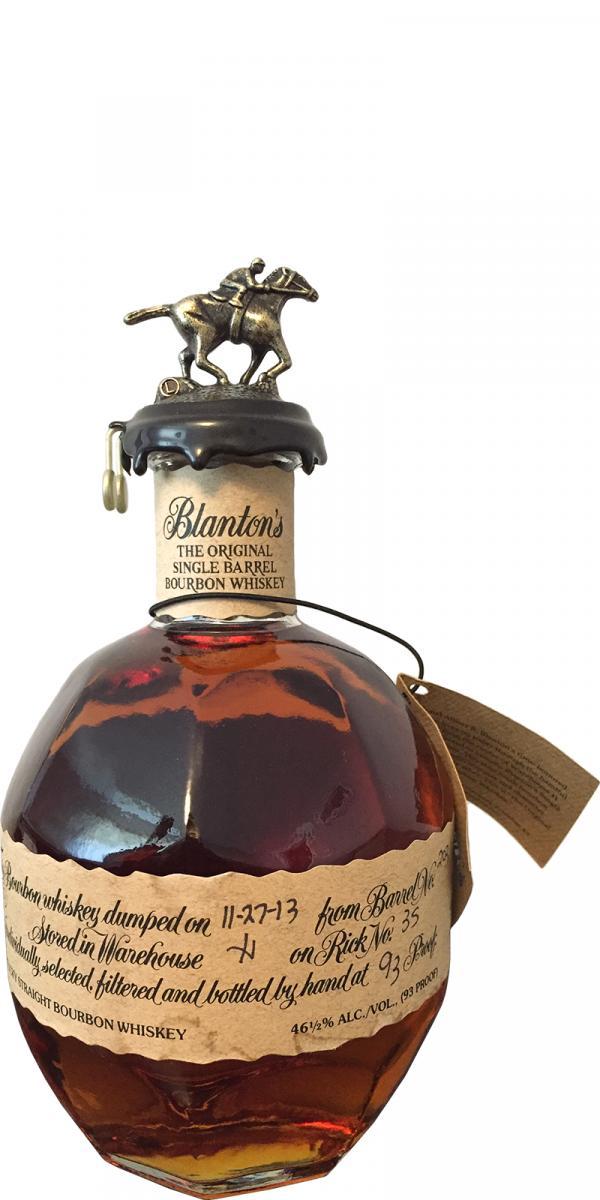 Blanton's The Original Single Barrel Bourbon Whiskey