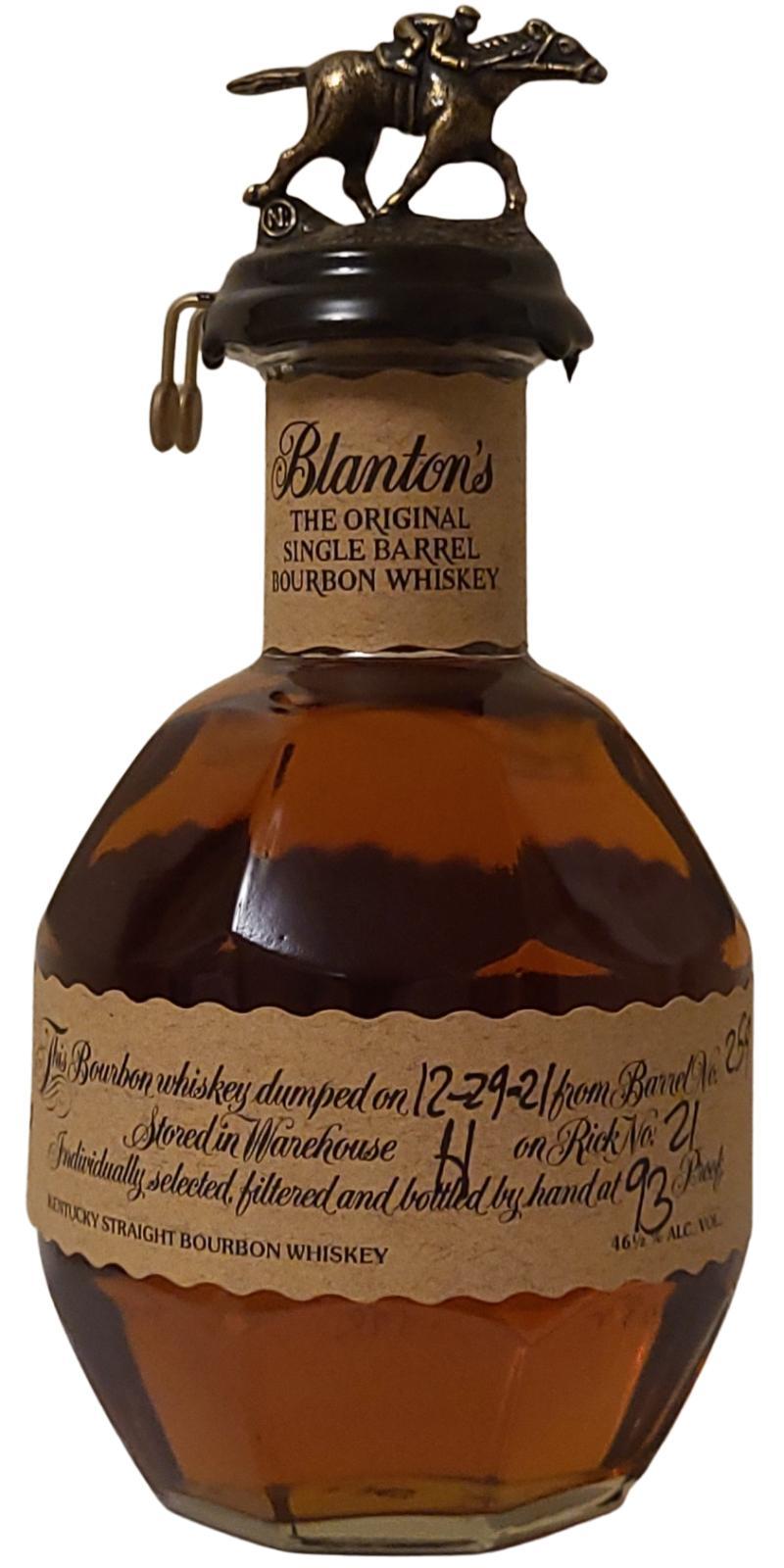 Blanton's The Original Single Barrel Bourbon Whiskey