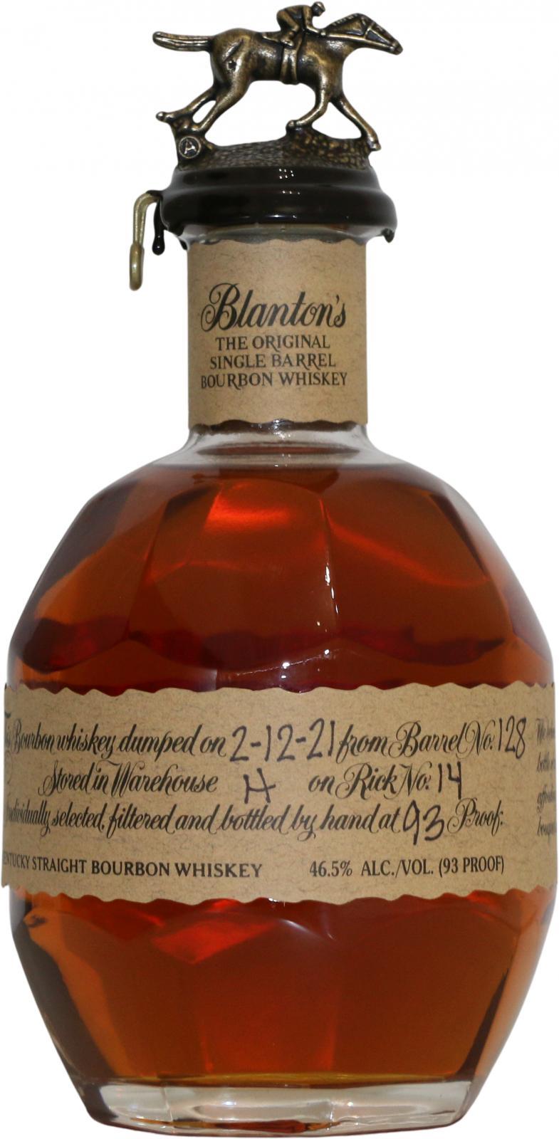 Blanton's The Original Single Barrel Bourbon Whiskey