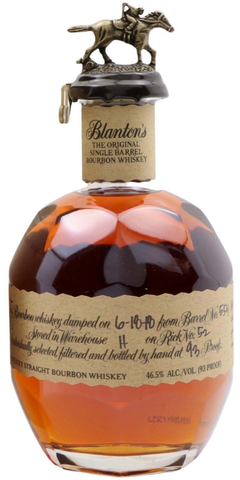 Blanton's The Original Single Barrel Bourbon Whiskey