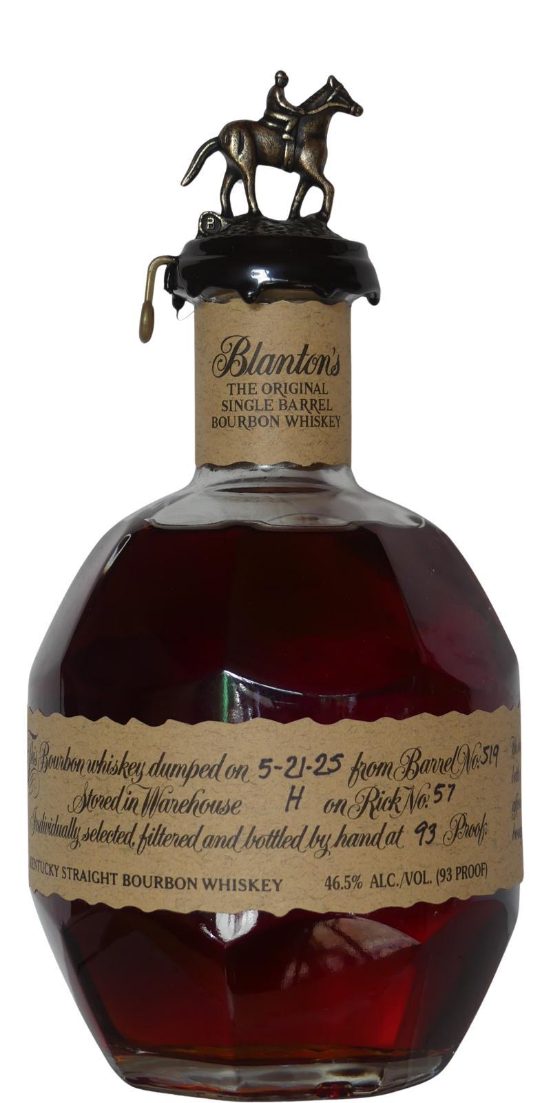 Blanton's The Original Single Barrel Bourbon Whiskey