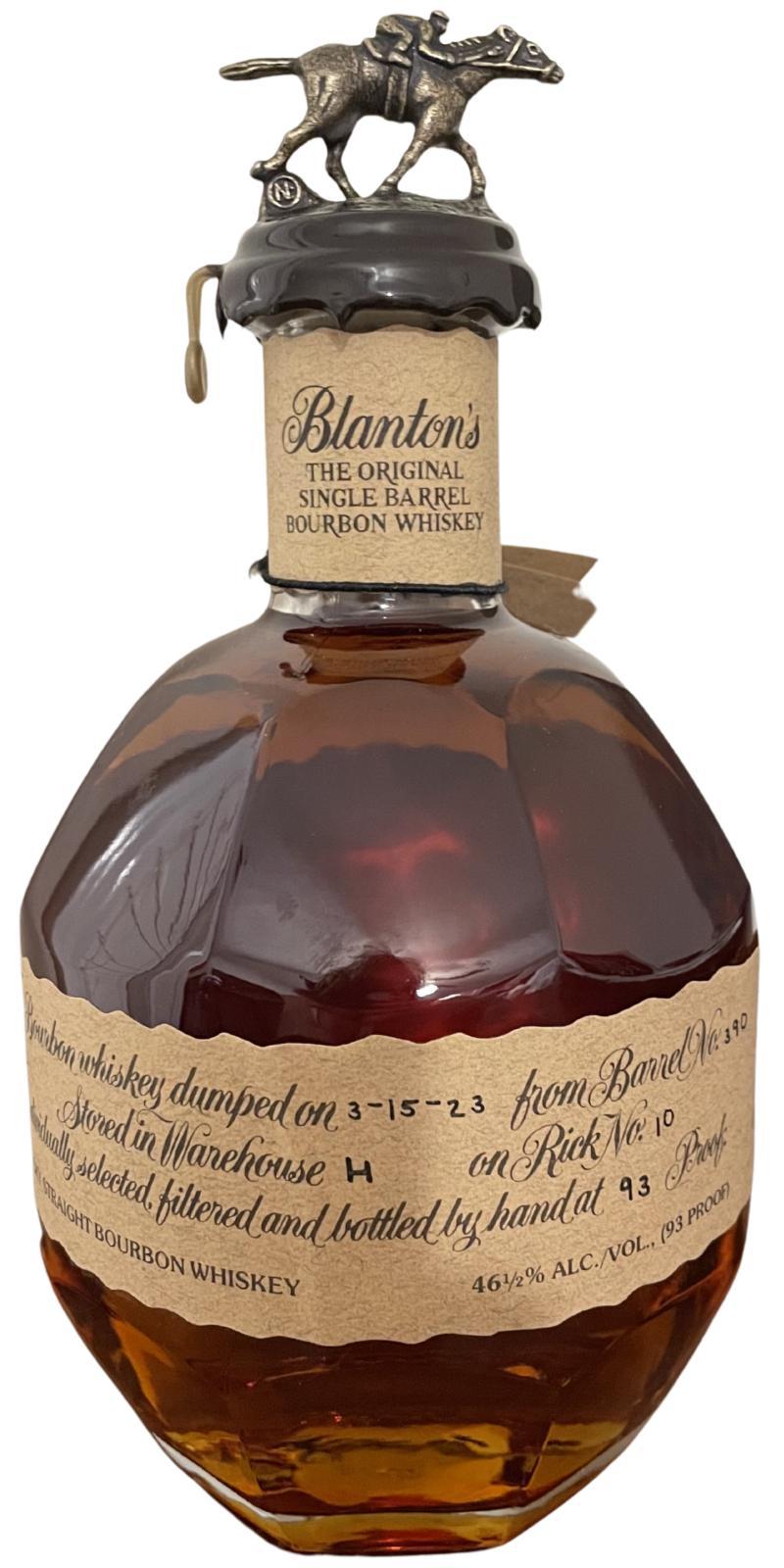 Blanton's The Original Single Barrel Bourbon Whiskey