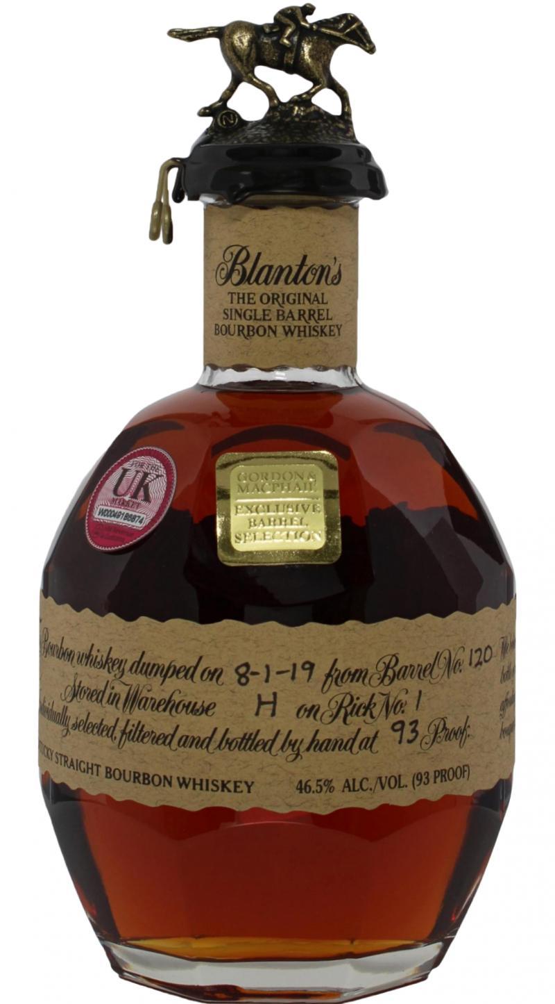 Blanton's The Original Single Barrel Bourbon Whiskey
