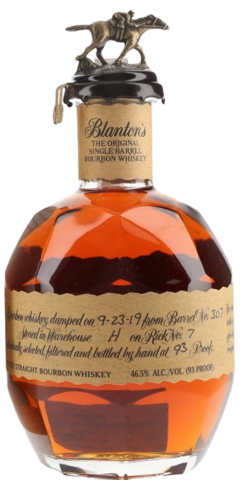 Blanton's The Original Single Barrel Bourbon Whiskey