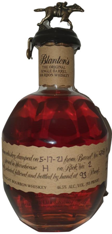 Blanton's The Original Single Barrel Bourbon Whiskey