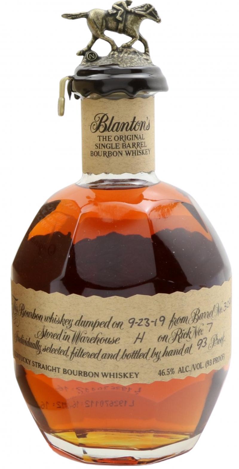 Blanton's The Original Single Barrel Bourbon Whiskey