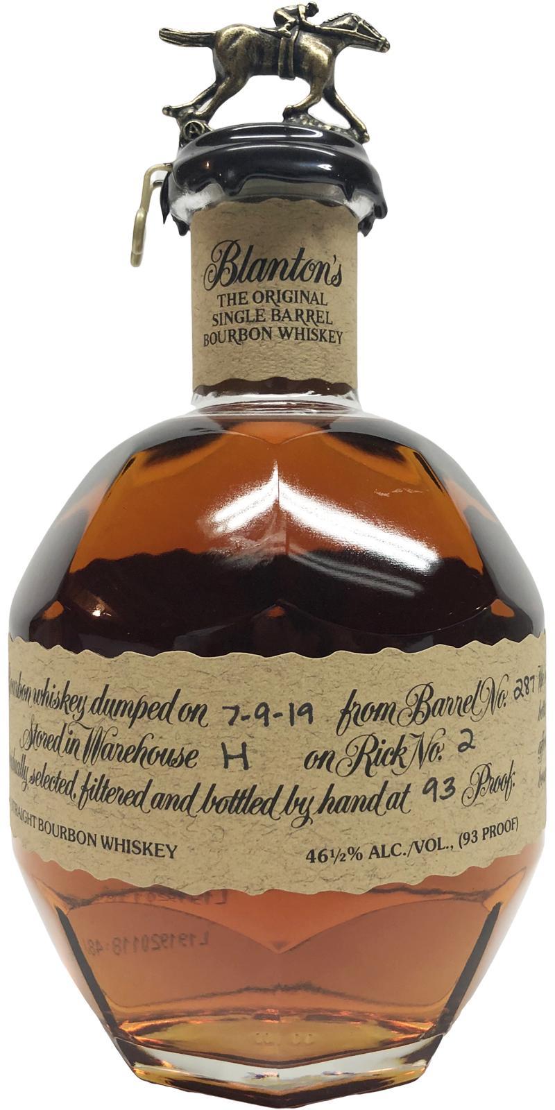 Blanton's The Original Single Barrel Bourbon Whiskey