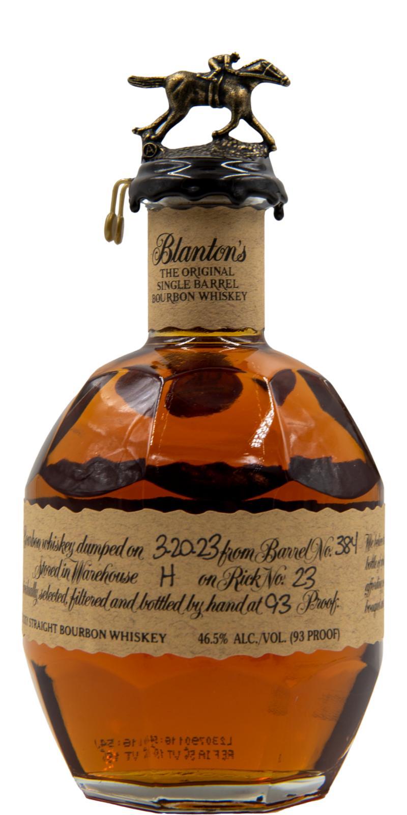 Blanton's The Original Single Barrel Bourbon Whiskey
