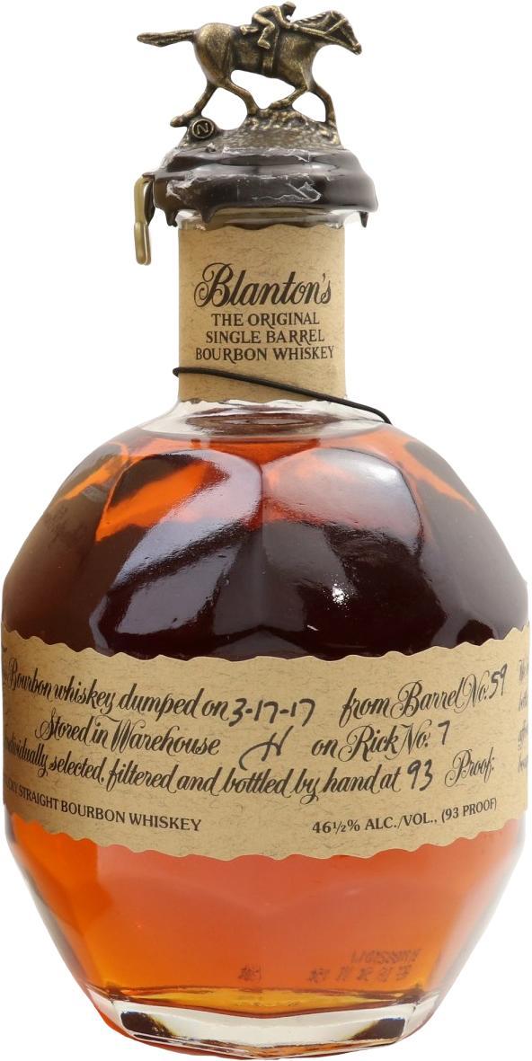 Blanton's The Original Single Barrel Bourbon Whiskey