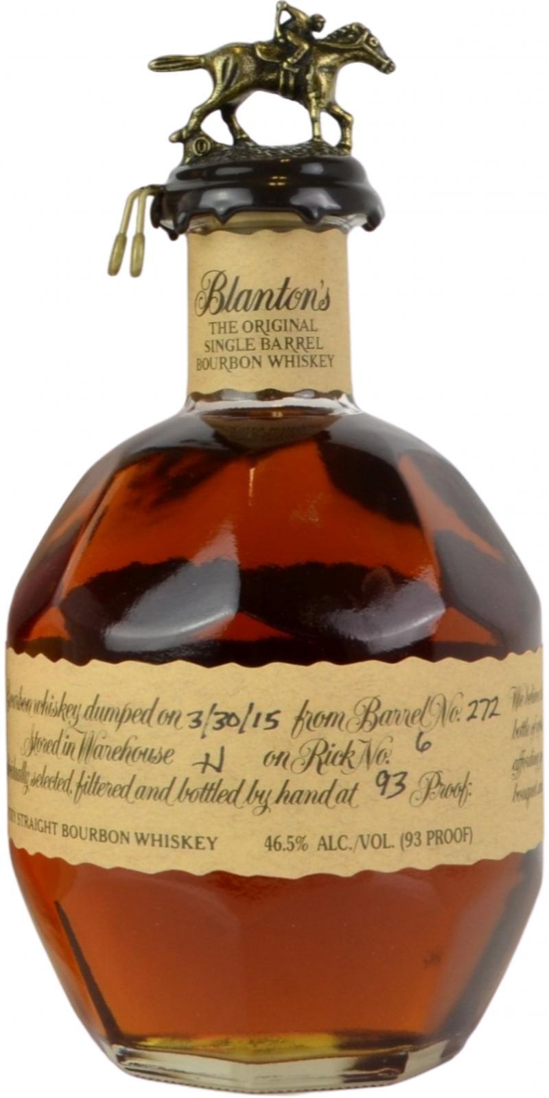 Blanton's The Original Single Barrel Bourbon Whiskey