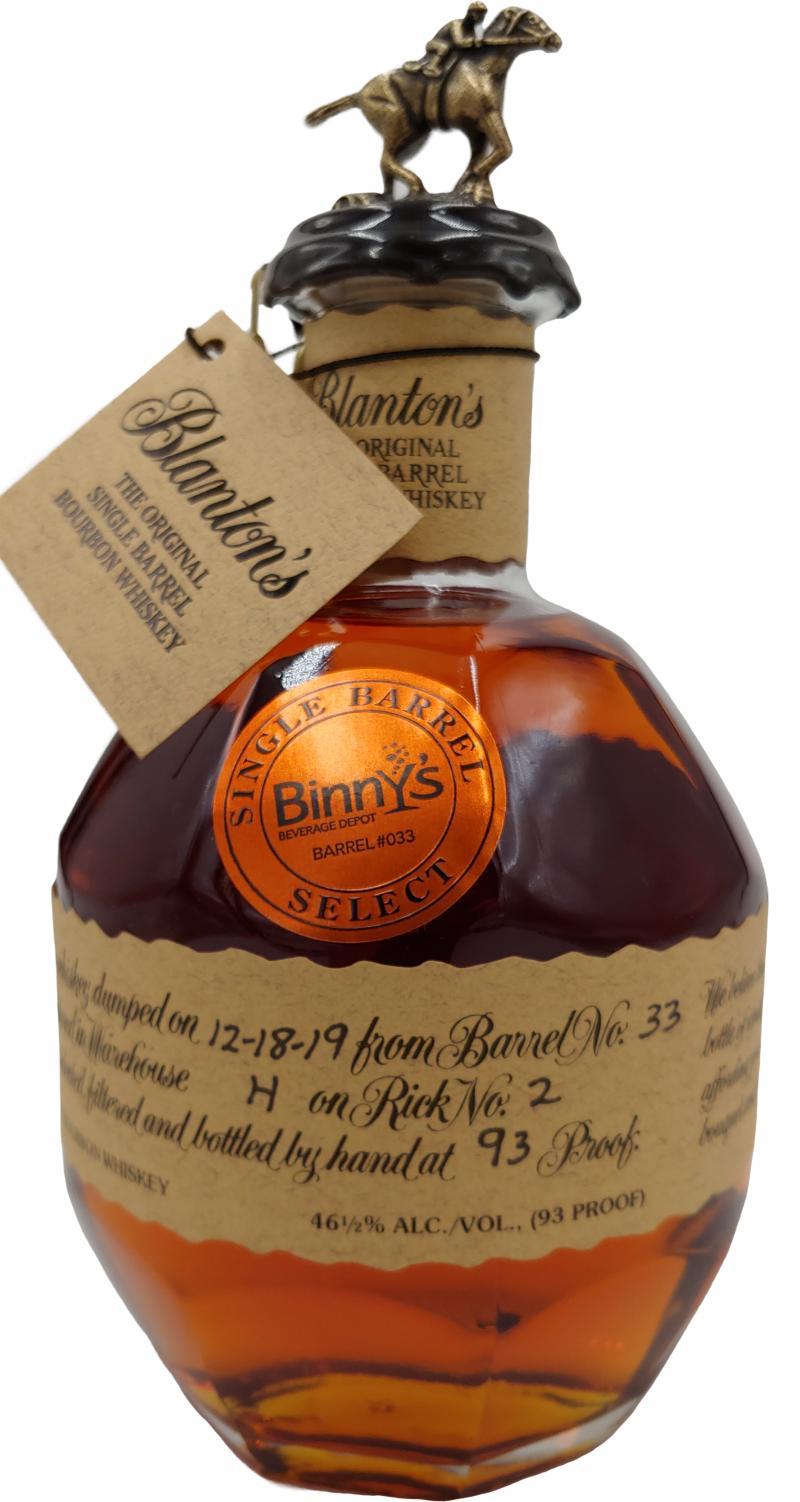 Blanton's The Original Single Barrel Bourbon Whiskey
