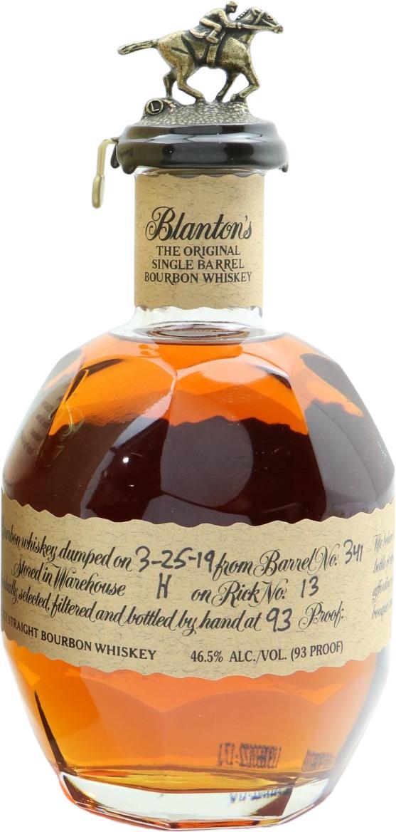 Blanton's The Original Single Barrel Bourbon Whiskey