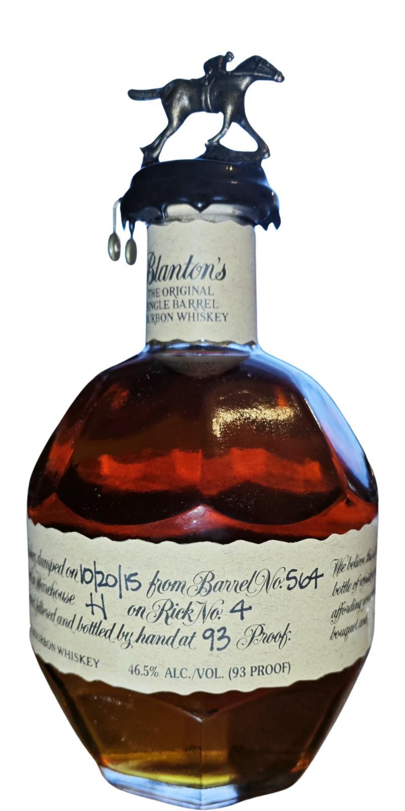 Blanton's The Original Single Barrel Bourbon Whiskey