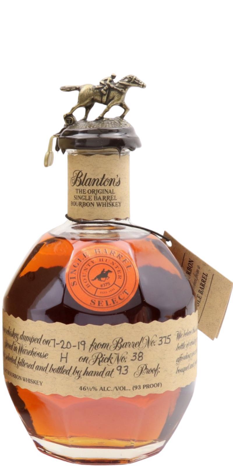 Blanton's The Original Single Barrel Bourbon Whiskey
