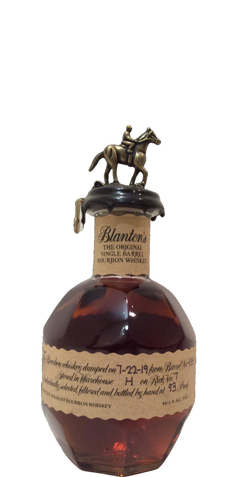 Blanton's The Original Single Barrel Bourbon Whiskey
