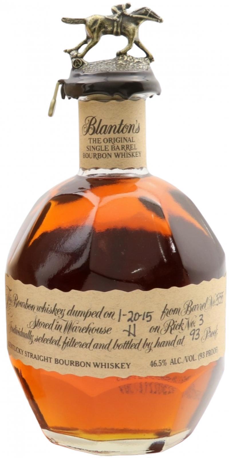 Blanton's The Original Single Barrel Bourbon Whiskey