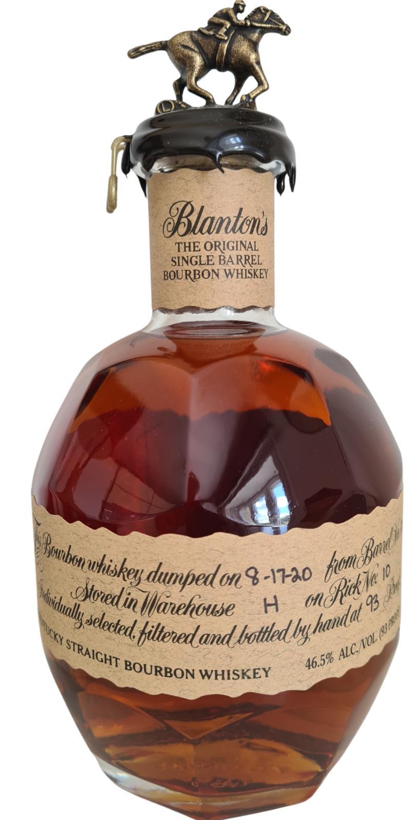 Blanton's The Original Single Barrel Bourbon Whiskey