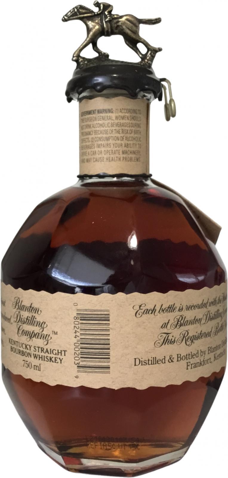 Blanton's The Original Single Barrel Bourbon Whiskey