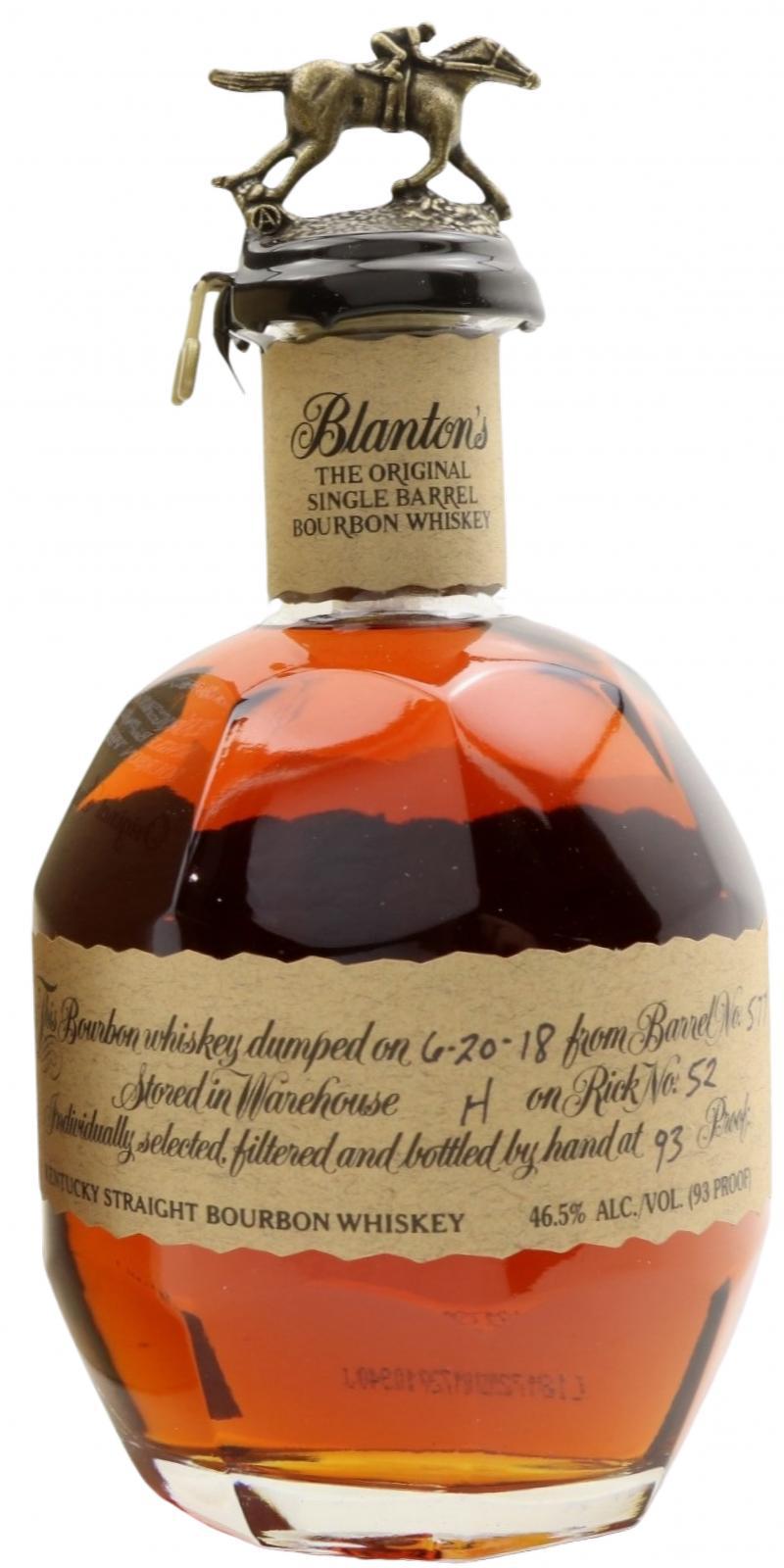 Blanton's The Original Single Barrel Bourbon Whiskey
