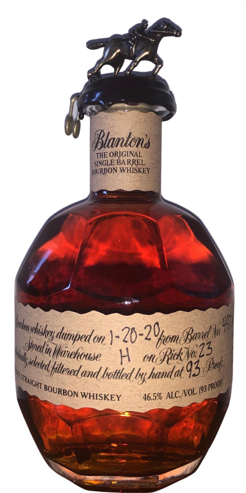 Blanton's The Original Single Barrel Bourbon Whiskey