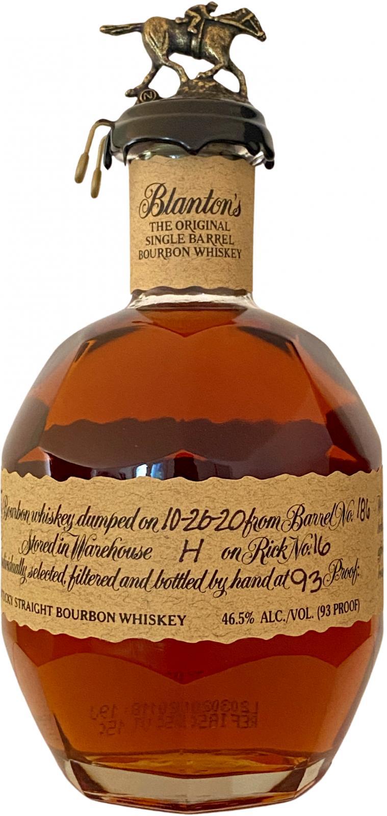 Blanton's The Original Single Barrel Bourbon Whiskey