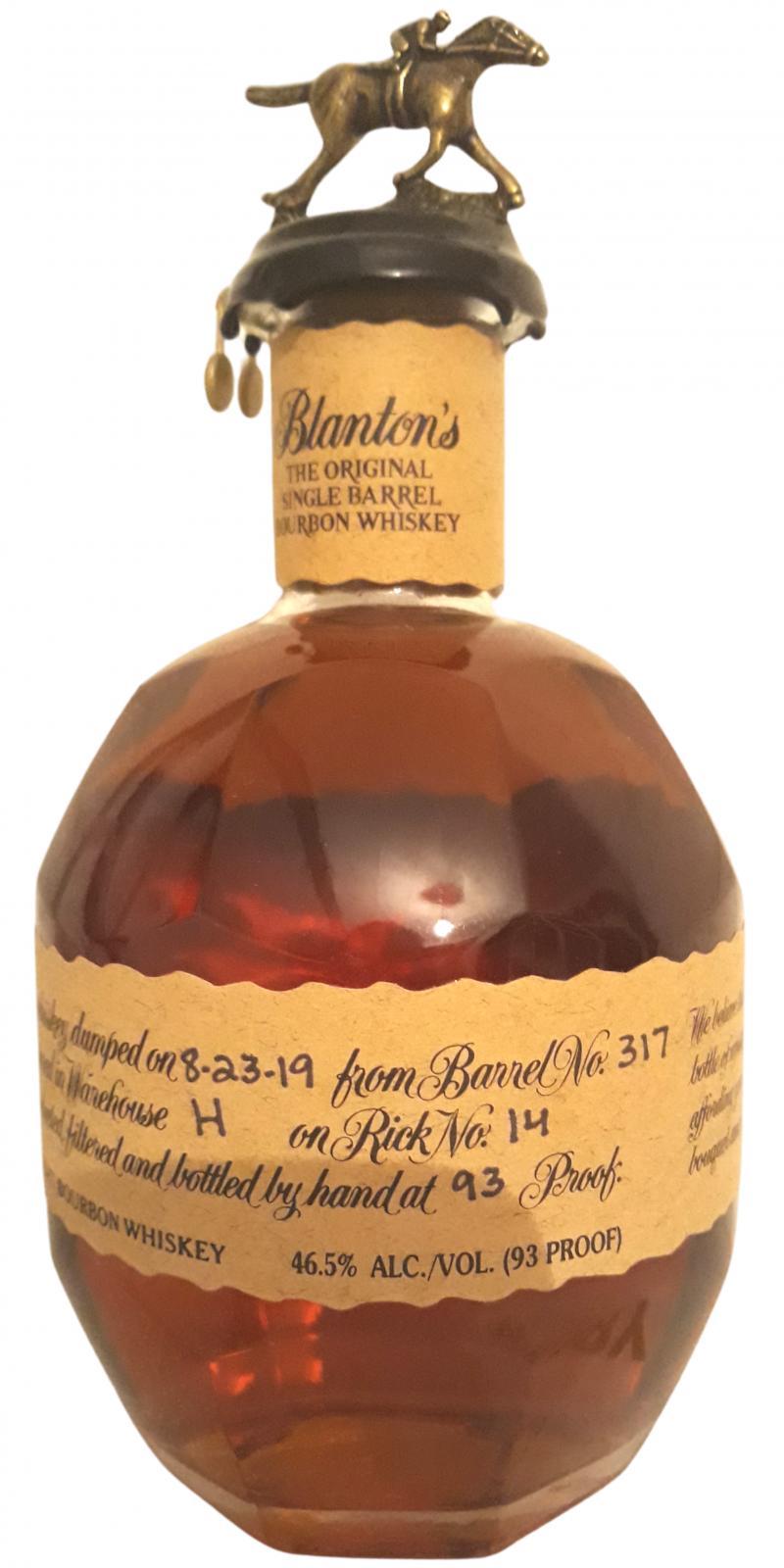 Blanton's The Original Single Barrel Bourbon Whiskey