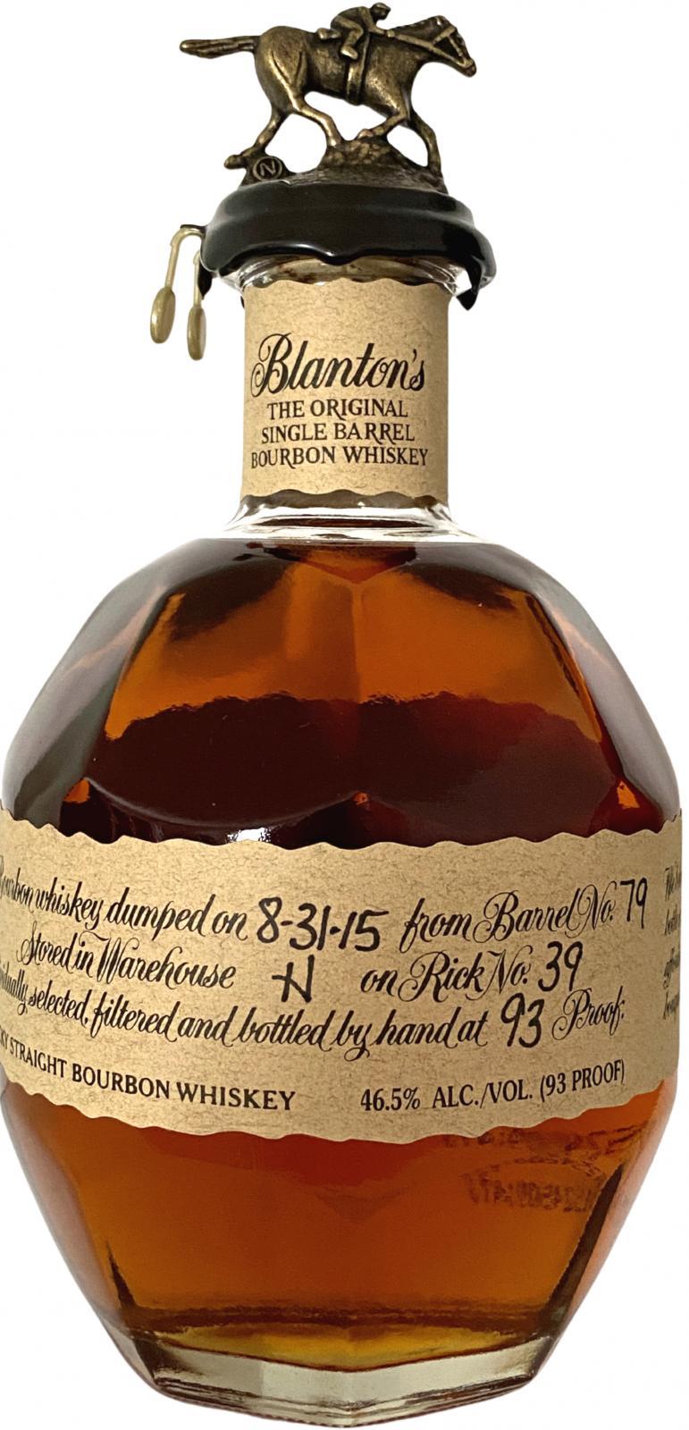 Blanton's The Original Single Barrel Bourbon Whiskey