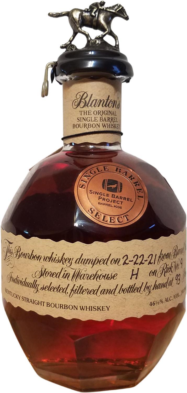 Blanton's The Original Single Barrel Bourbon Whiskey