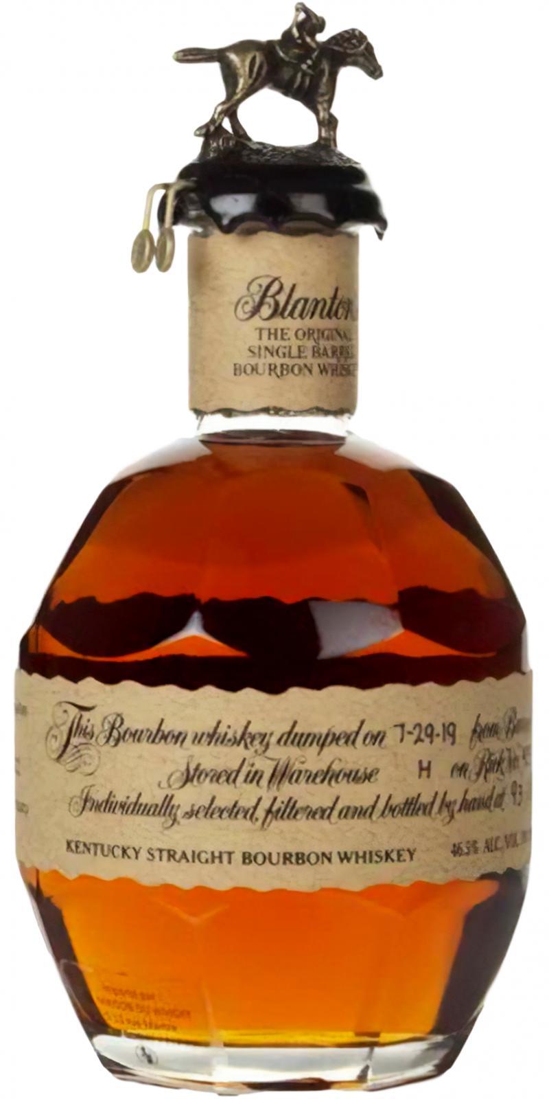 Blanton's The Original Single Barrel Bourbon Whiskey