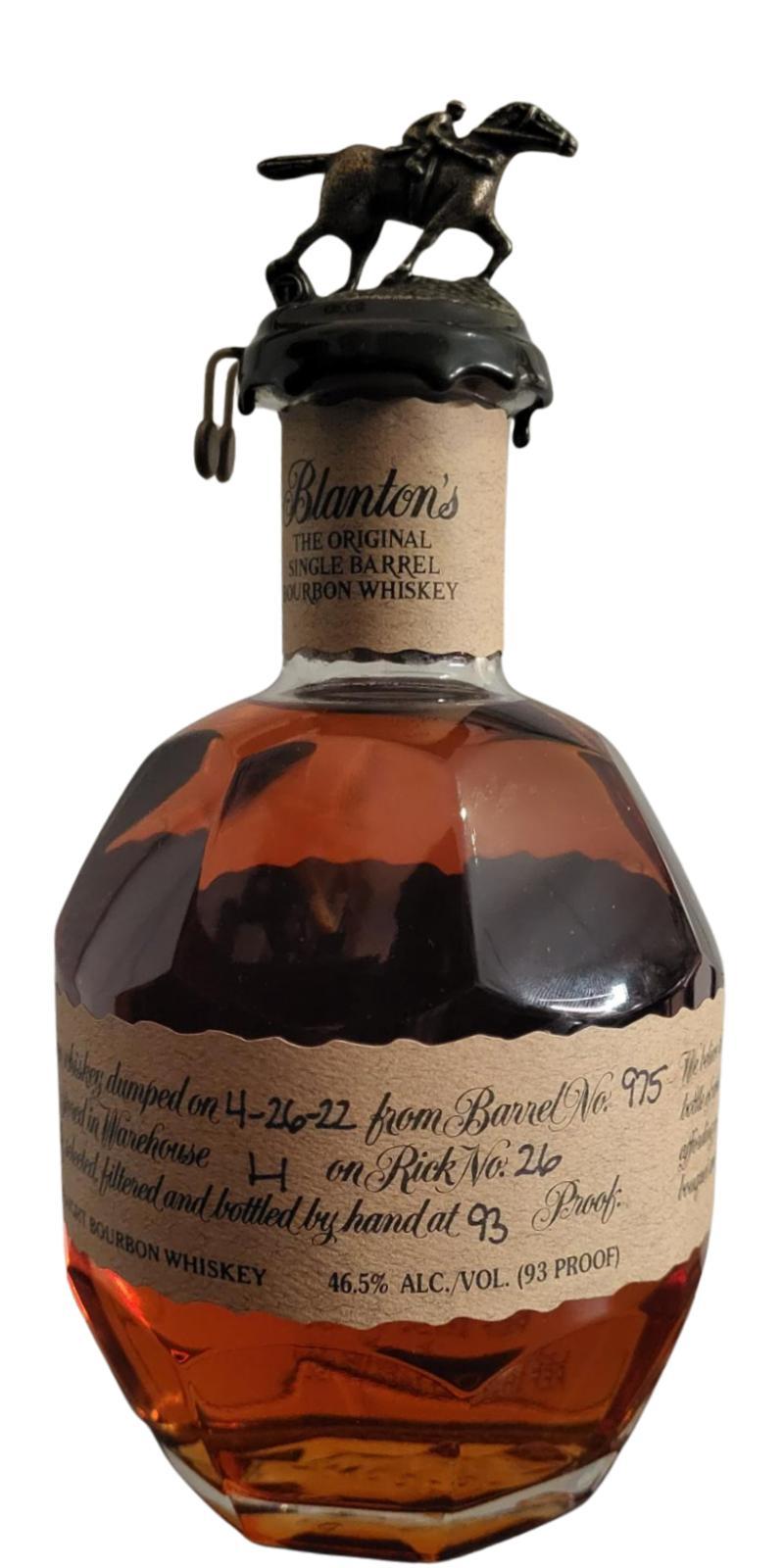 Blanton's The Original Single Barrel