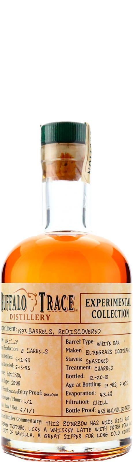 Buffalo Trace 1993 Experimental Collection - Rediscovered