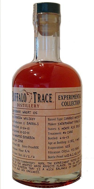 Buffalo Trace 2001 Experimental Collection - Wheat 105