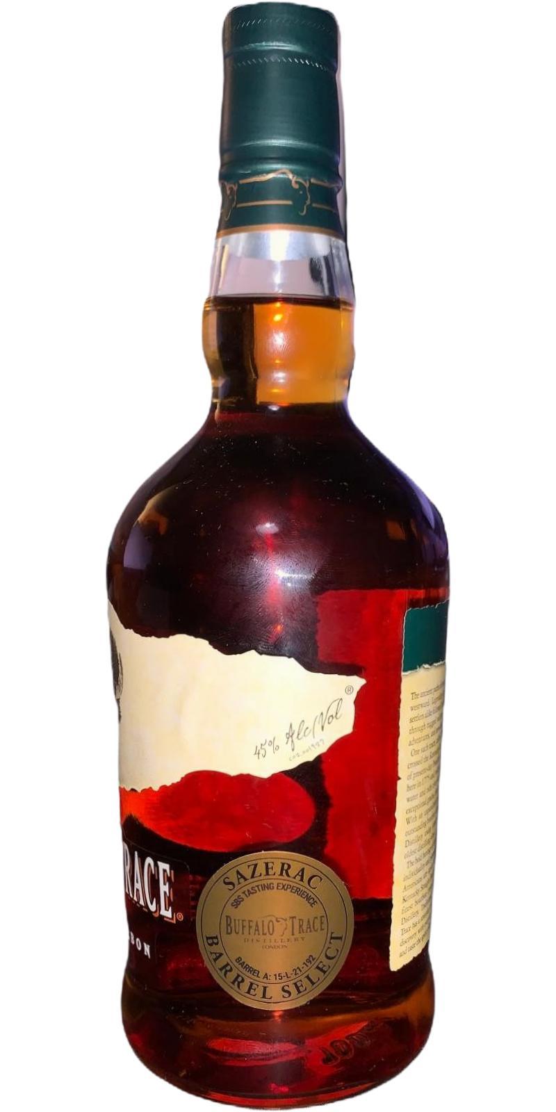 Buffalo Trace 2015 Barrel Select