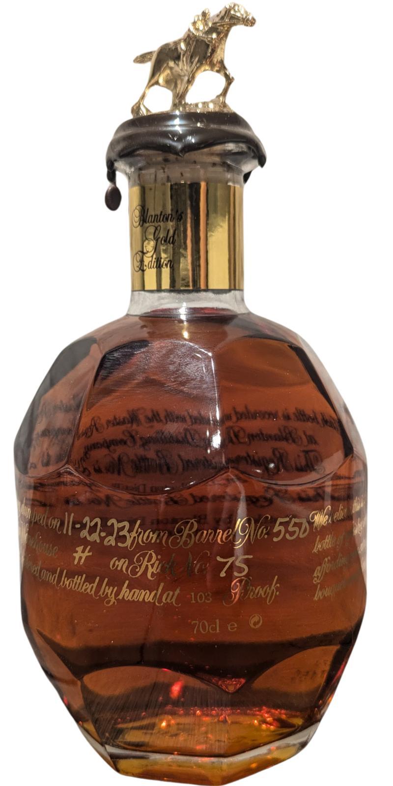 Buffalo Trace Single Barrel Gold Edition