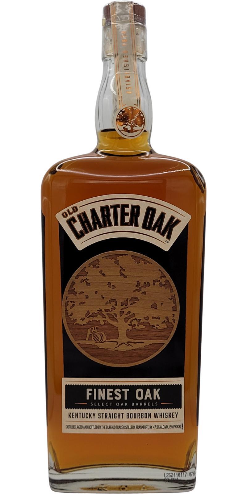 Old Charter Oak Finest Oak Kentucky Straight Bourbon Whiskey