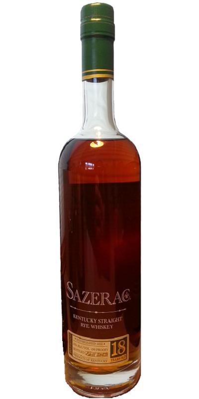 Sazerac 18-year-old Kentucky Straight Rye
