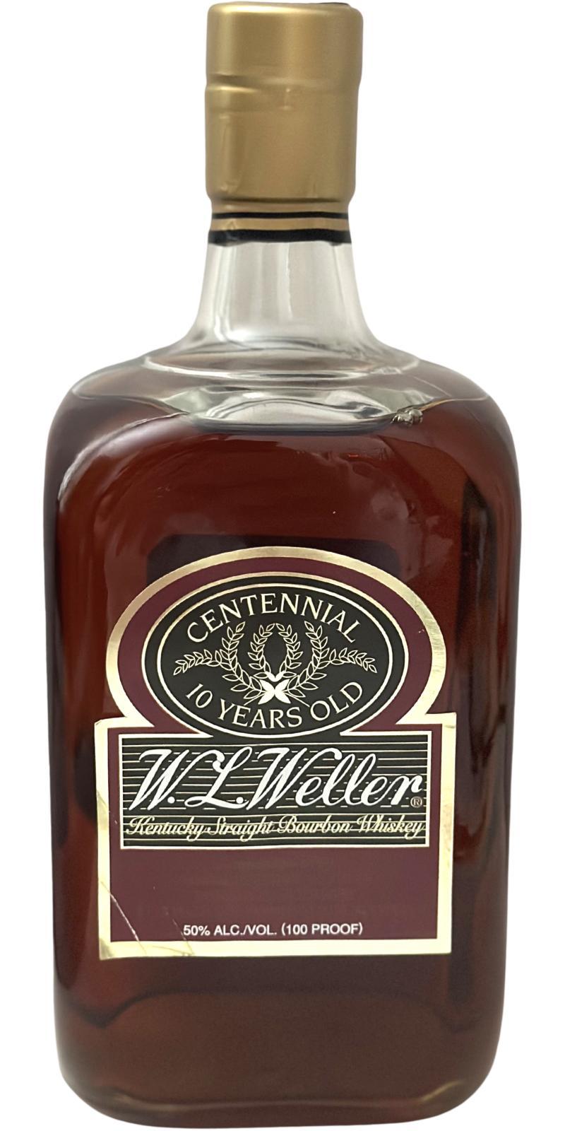 W.L. Weller 10-year-old Centennial Gold cap
