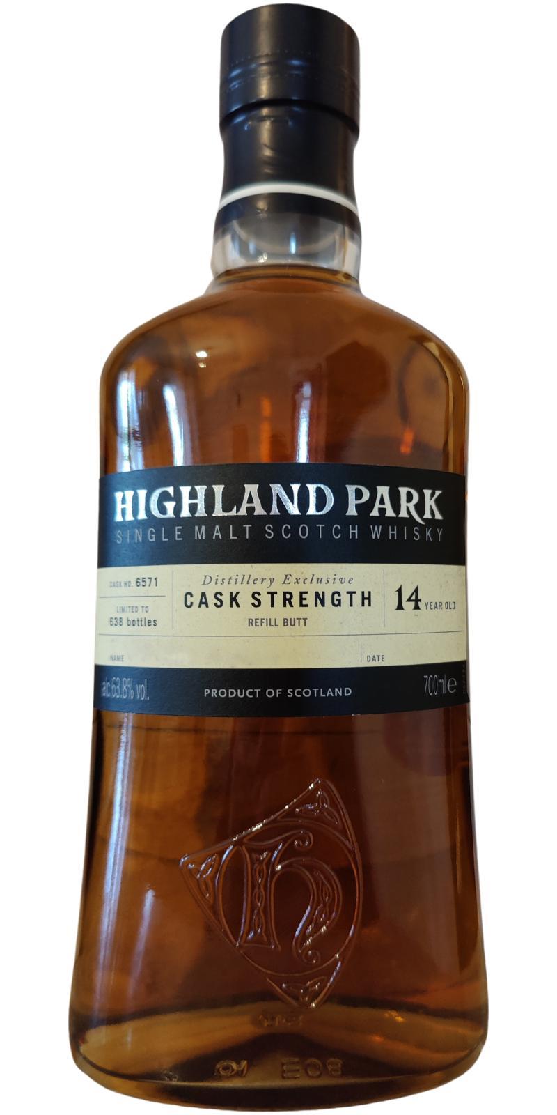 Highland Park 14-year-old Distillery Exclusive Cask Strength