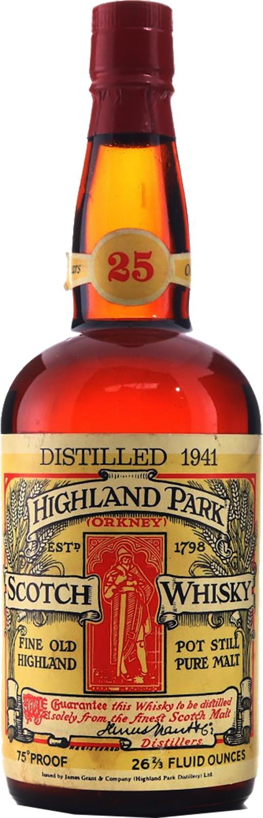 Highland Park 1941 St. Magnus yellow label