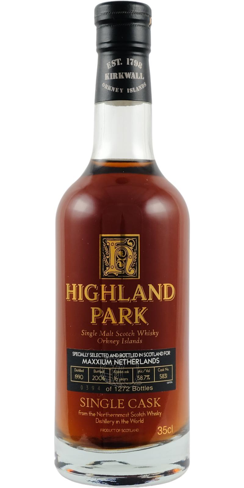 Highland Park 1990 Single Cask