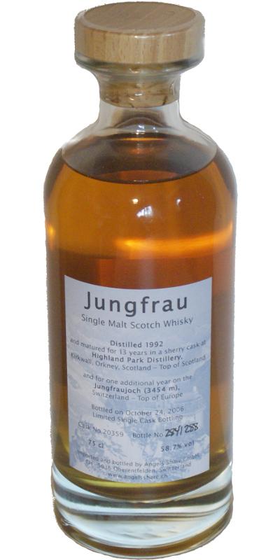 Highland Park 1992 - Jungfrau for Angels Share Switzerland