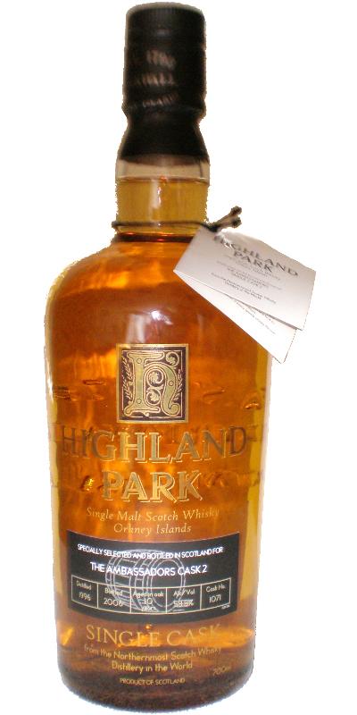 Highland Park 1996 The Ambassador Cask 2