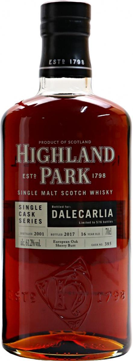 Highland Park 2001 Single Cask Series