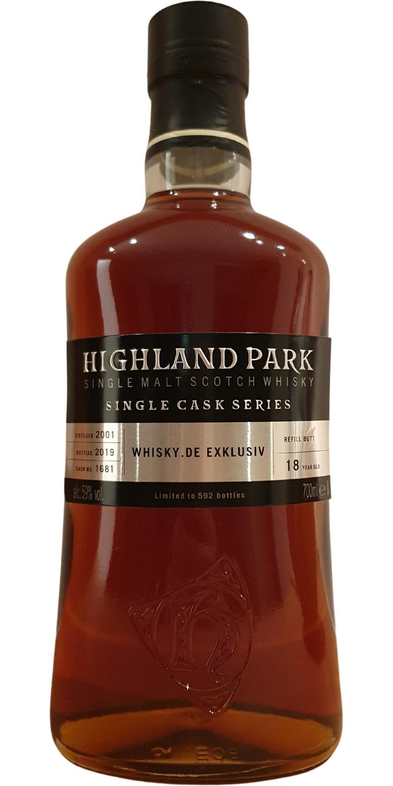 Highland Park 2001 Single Cask Series
